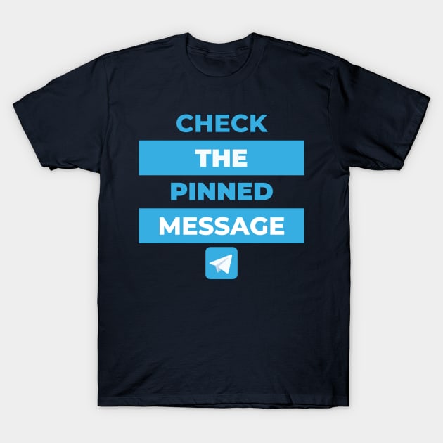 Telegram Commandment T-Shirt by dGEN Network